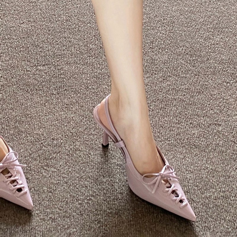 Sandal Strappy Heeled - Женские туфли на шпильке в европейском